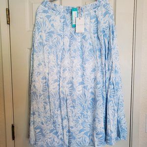NWT Skies are Blue Shailene Pleated Maxi Skirt (L)